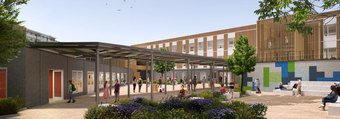 Joliot-Curie Temporary Modular School - Education - Bagneux, France