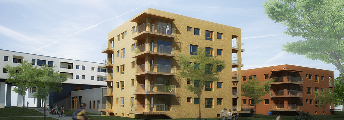 Zentrum Reininghaus Süd - Multi Residential - Graz, Austria