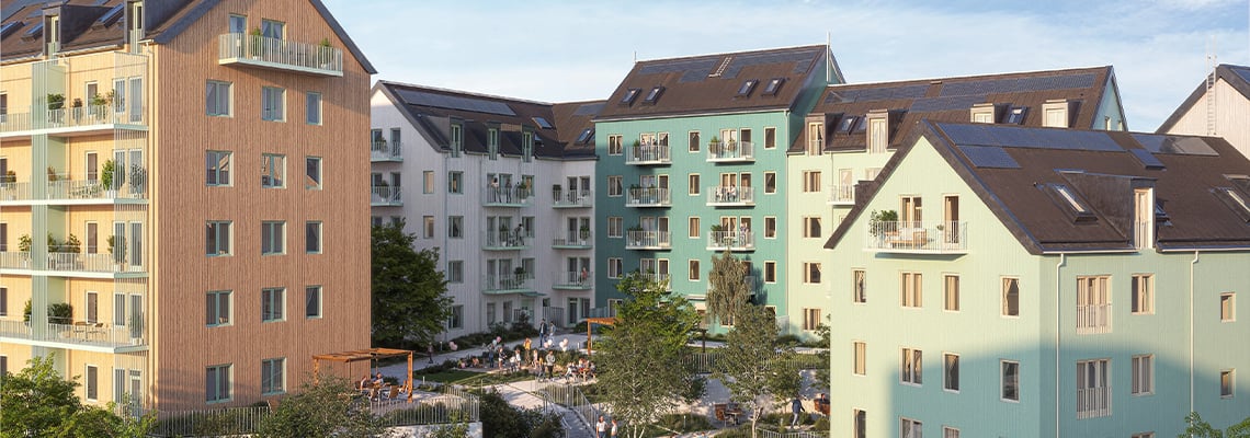 Stockholm Wood City | Kvarter 7 - Multi Residential - Stockholm, Sweden